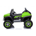 Elektrické autíčko Mercedes Unimog - nelakované - zelené